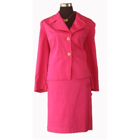 Ladies Skirt Suit -  Pink