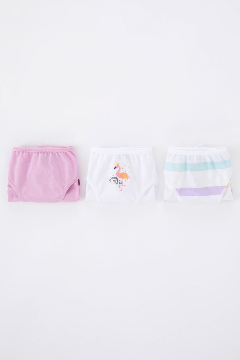 Girl - 3-Piece Regular Fit Slip - White