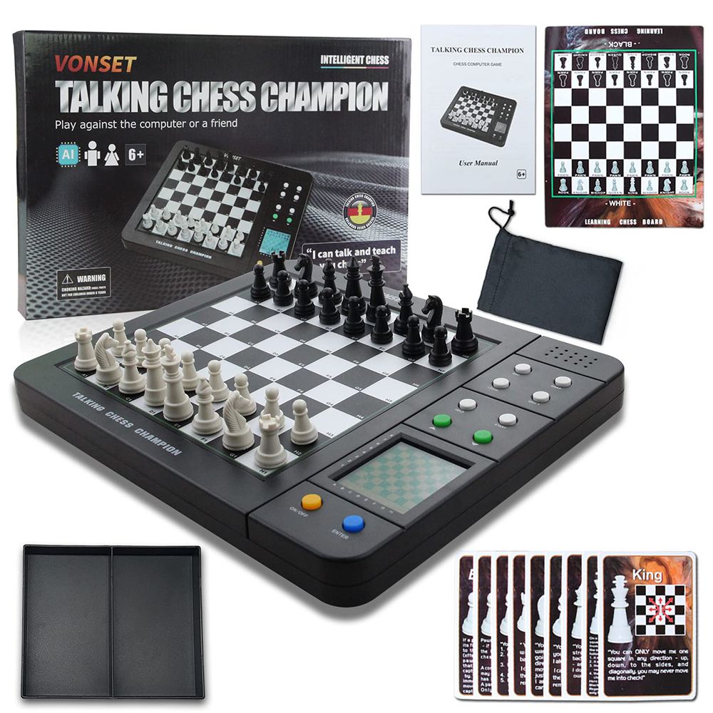 Artificial Intelligence Teaching Chess Board Children's Gift Electronic Chess Man-machine Game That Can Be Played Alone M820