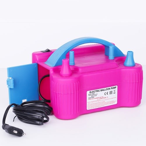 73005 Electric  Dual Nozzle Air Balloon Pumps - Pink