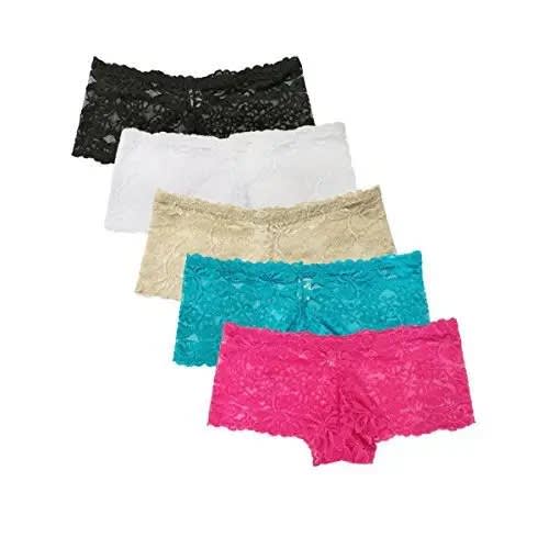 5-pack Panties Women Sexy Lace Fun Underwear