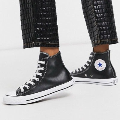 Leather High Top All Star Sneakers
