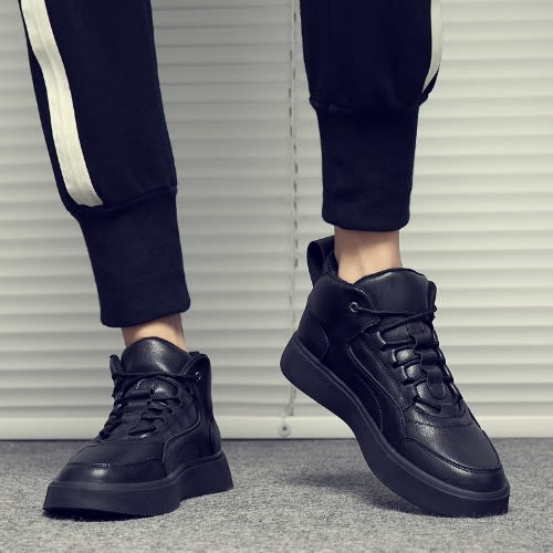 High Top Leather Sneaker