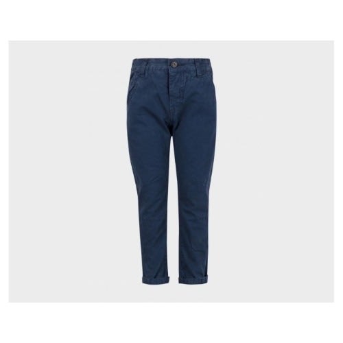 Boys Straight Leg Oxford Trousers Blue