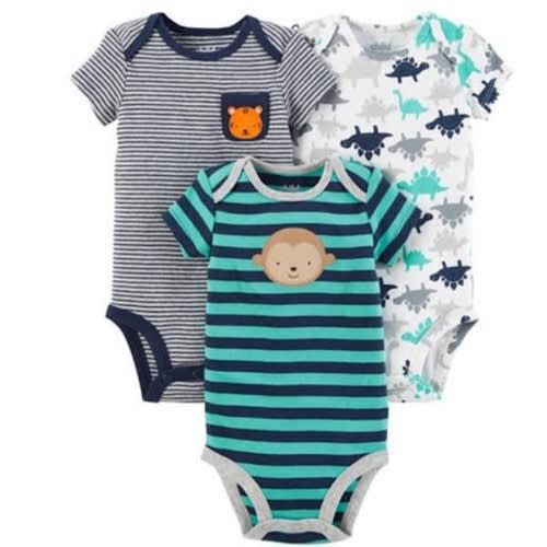 Baby Boys Bodysuit-Set Of 3