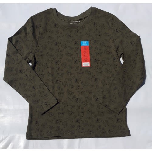 Animals Design Boys Long Sleeve Top