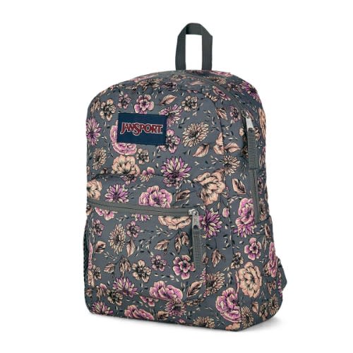 Cross Town - Boho Floral Graphite Grey