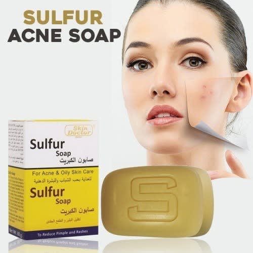 Sulphur Pimple & Rashes Reducing Soap - 2 Bars - 80g Each