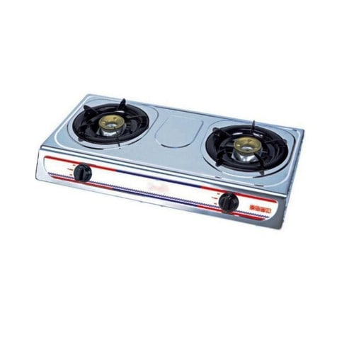Stainless Double Burner Gas Stove
