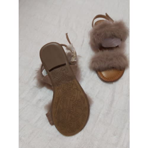 Fur Sandal Carton color