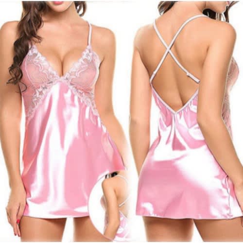 Ladies Night Gown- Pink