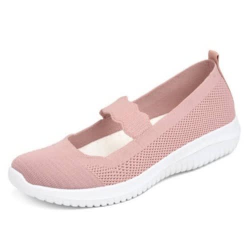 Summer Flat Mesh Women Sneakers - Pink