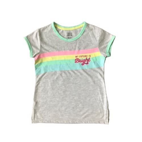 Girls Short Sleeve T-shirt - Grey
