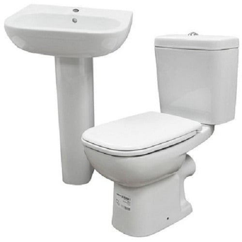 Toilet Seat, Basin & Pedestal