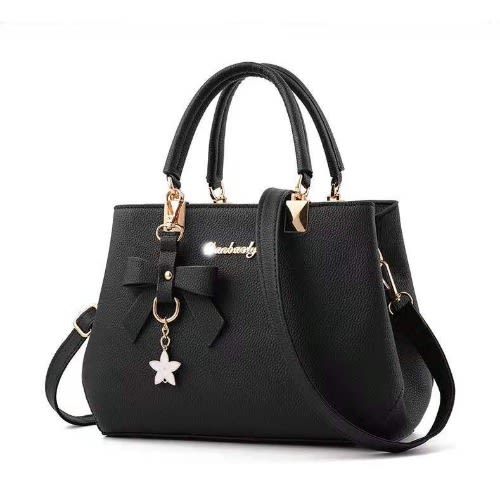 Great Star Women's Leather Handbag - Black