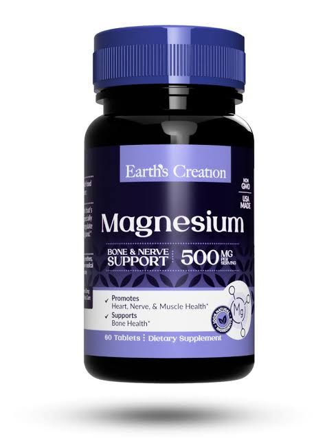 Magnesium 500mg (High Potency)Tablets