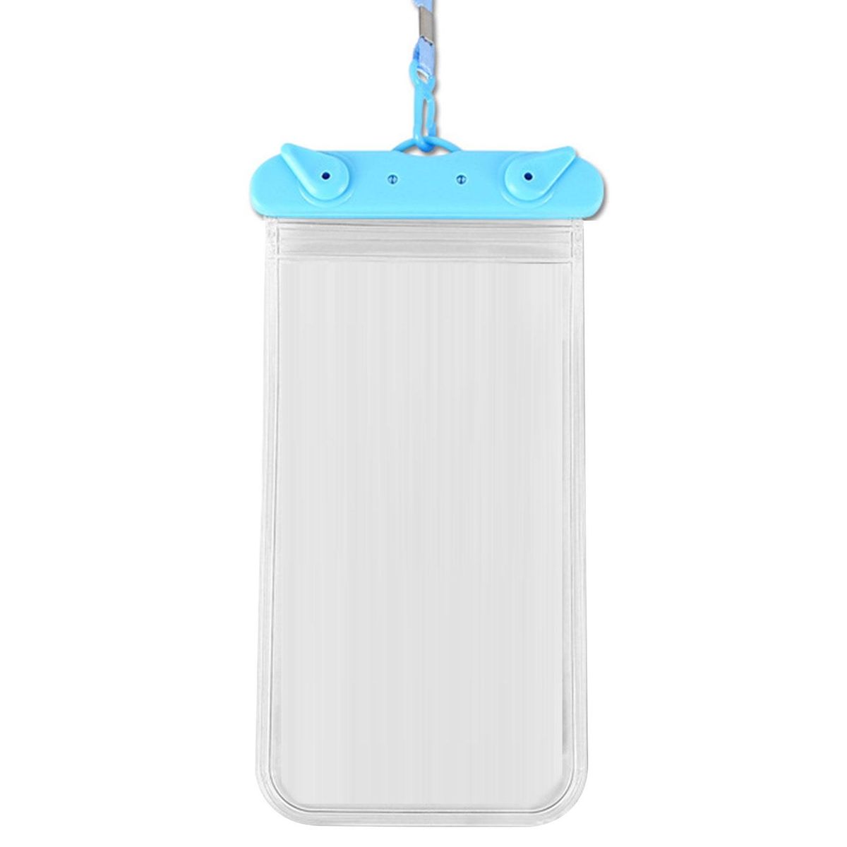 1 Set Mobile Phone Bag Beach Camping Waterproof Phone Bag Blue