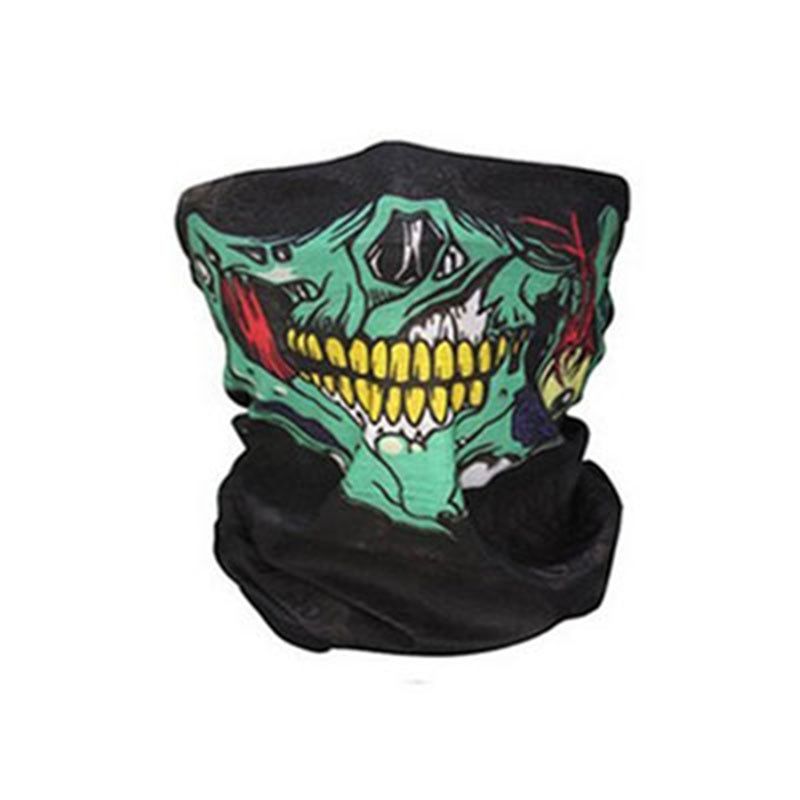 Bicycle Skeleton Bandana Ski Ll Halloween Face Mask Cycling Ghost Scarf Neck Bandanas Hiking Scarves Colorful