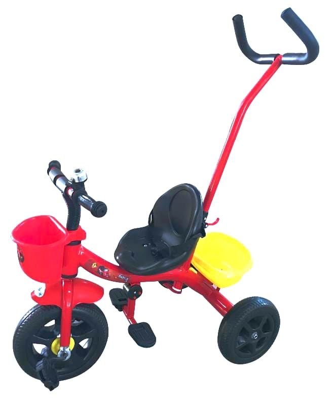 Durable Tricycle With Pusher (1-3 Years)