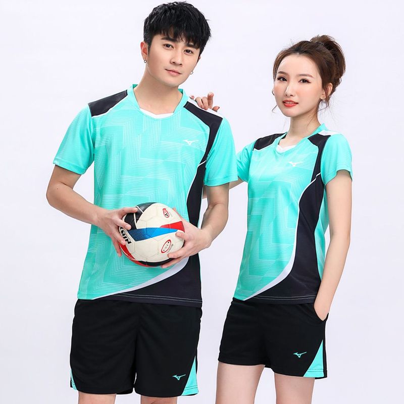 （green）Professional Volleyball Team Suits Men Women Quick Dry Shorts Jersey Volleyball Set Training