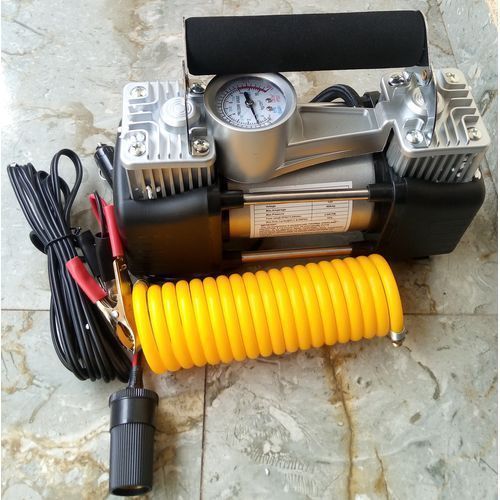 Heavy Duty Double Cylinder Air Pump 100PSi Pump Compressor Tyre Inflator