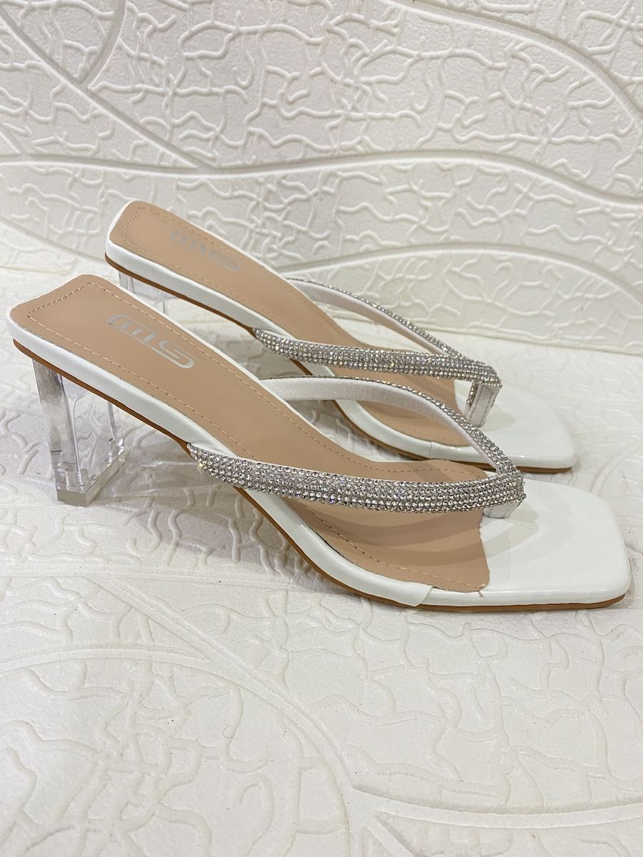 Fashion Women's Transparent Block Heels