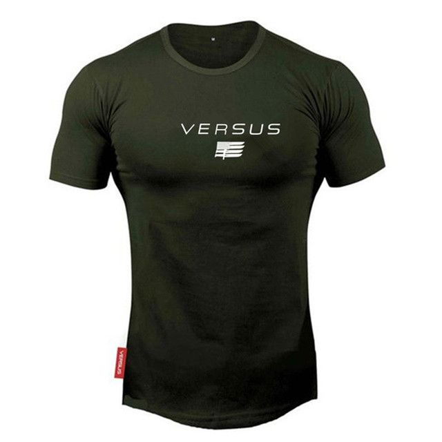 -New -Brand -Clothing -Fitness -Running -T Army Green 2_M