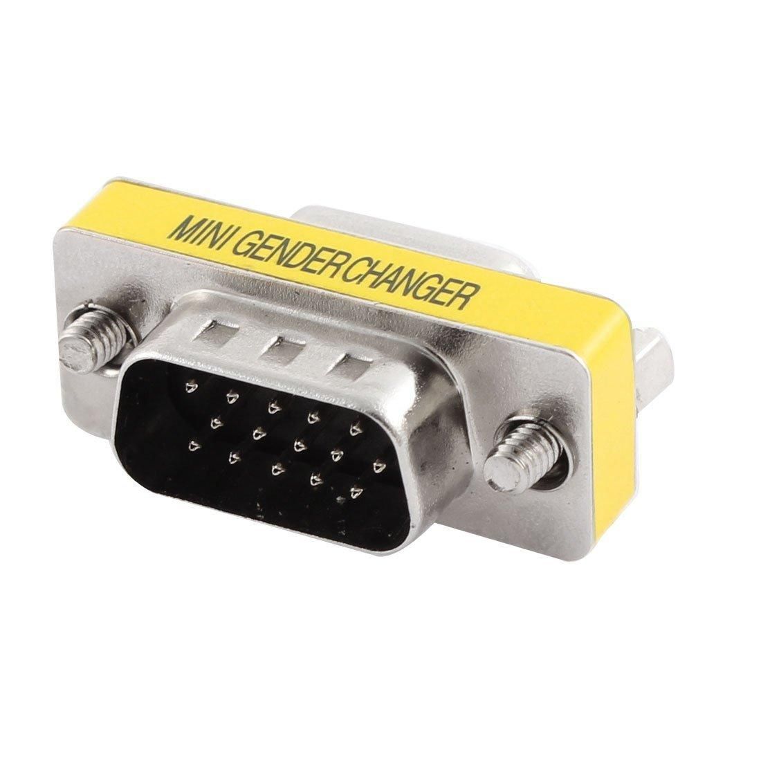 SVGA VGA D-SUB DB-15 HD15 15 pin male to female adapter conn