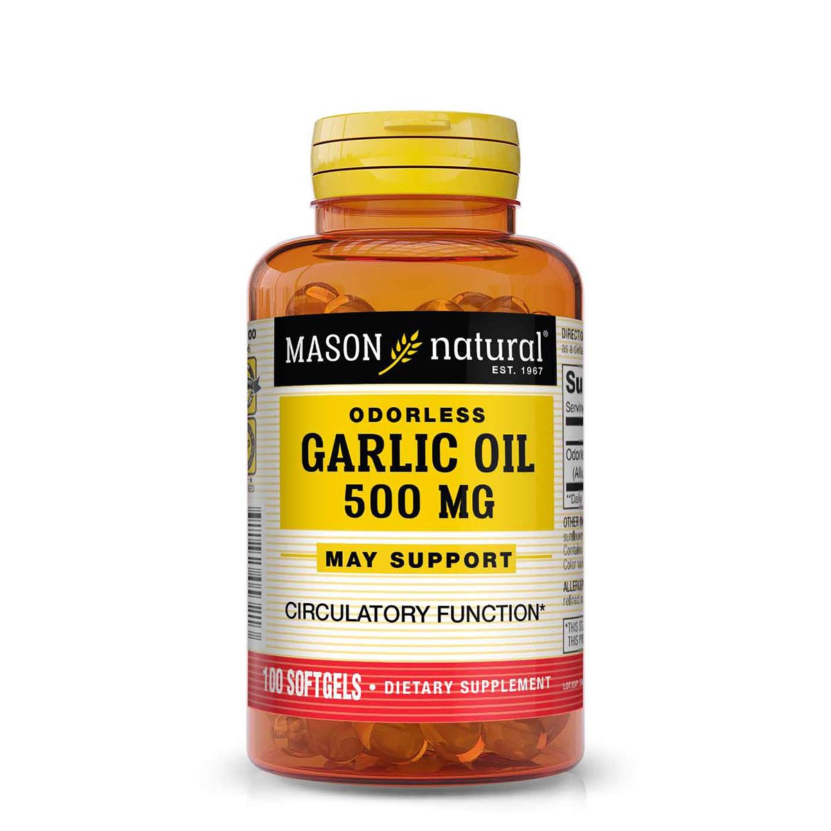 Garlic Oil 500mg X100