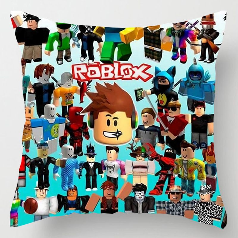 45x45cm Roblox Anime Pillowcase Game Pillow Cover Cartoon