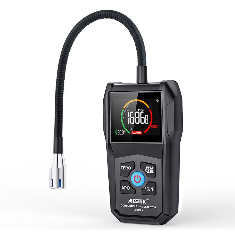 MESTEK CGD-02A Digital Gas Tester Gas Sensor Air Quality