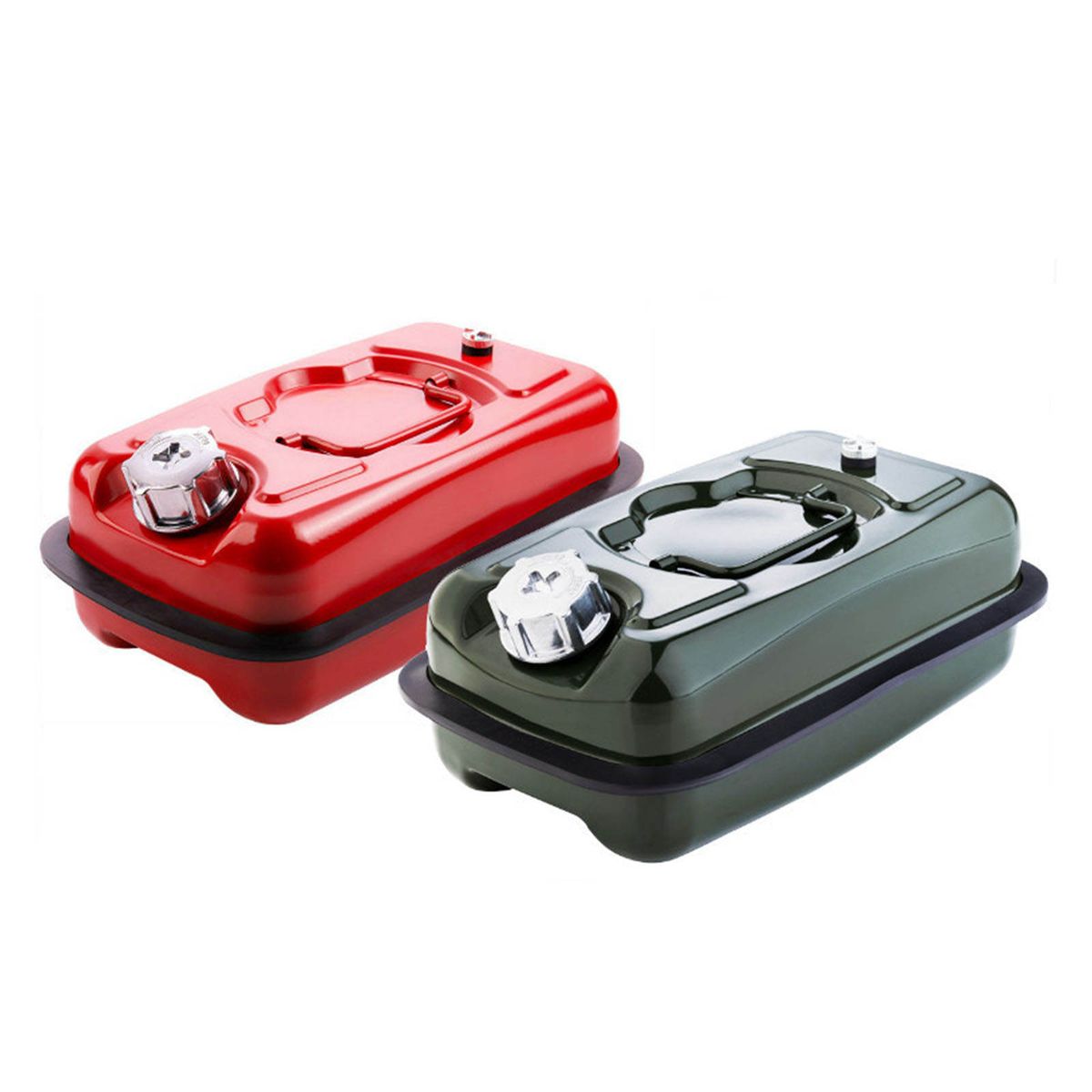 Fuel Tank Gasoline Jerrycan With Handle Aluminum Caps Style 3L 3L Red
