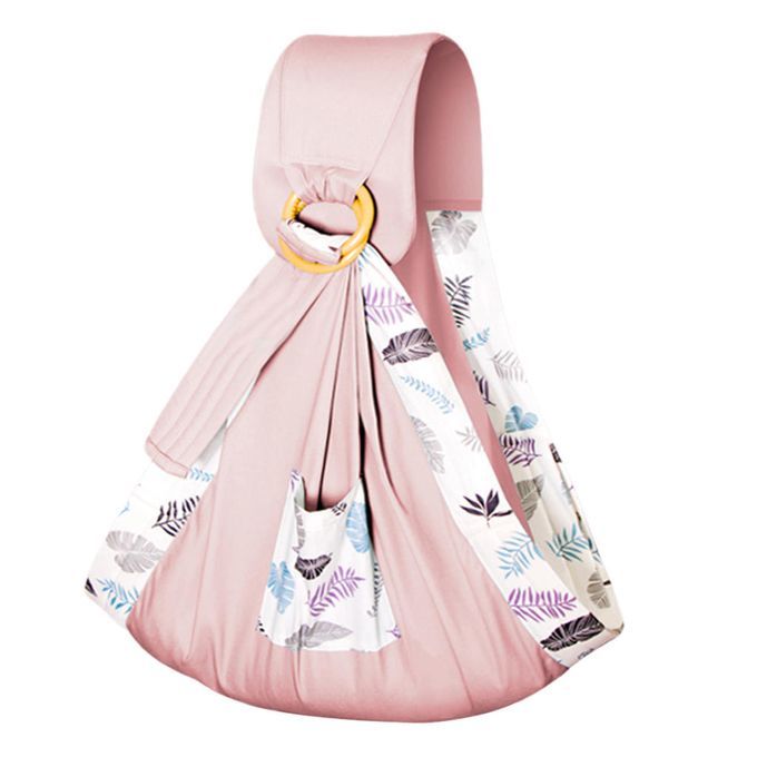 Newborn Infant Baby Carrier Stretchy Sling Wrap Breathable Pink