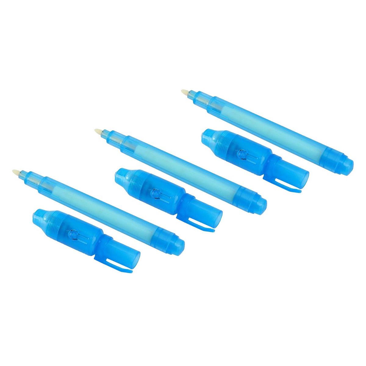 3pcs Invisible Ink  Pen With UV Light Magic Marker For Kids Drawing
