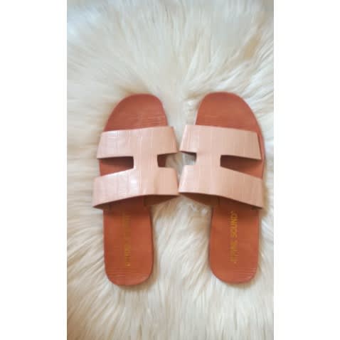 Fashion Slippers - Nude