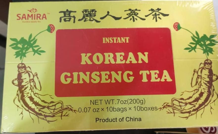 Instant Korean Ginseng Tea-(10 Tea Bags X 10boxes)