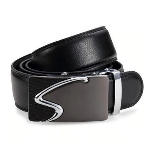 French S Head Leather Belt