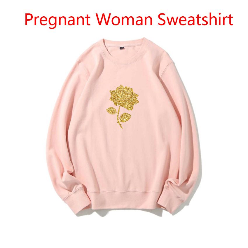 Pink 1097-Fashion Korean Version Maternity Women Sweaters Love Letter Funny Cute Sweet