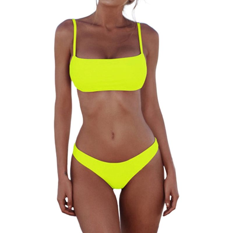 New Push Up Unpadded Brazilian Bikini Set Women Vintage Swimwear Swimsuit Beach Suit Biquini Bathing Suits Shown KIP