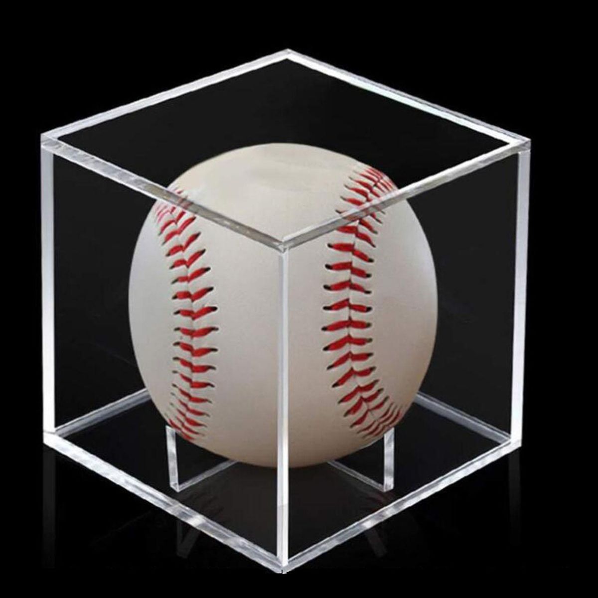 Baseball Display Case, UV Protected Acrylic Clear And