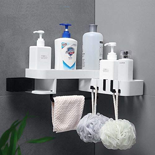 Adhesive Wall Mounted Bathroom Wall Organizer Shelf Storage