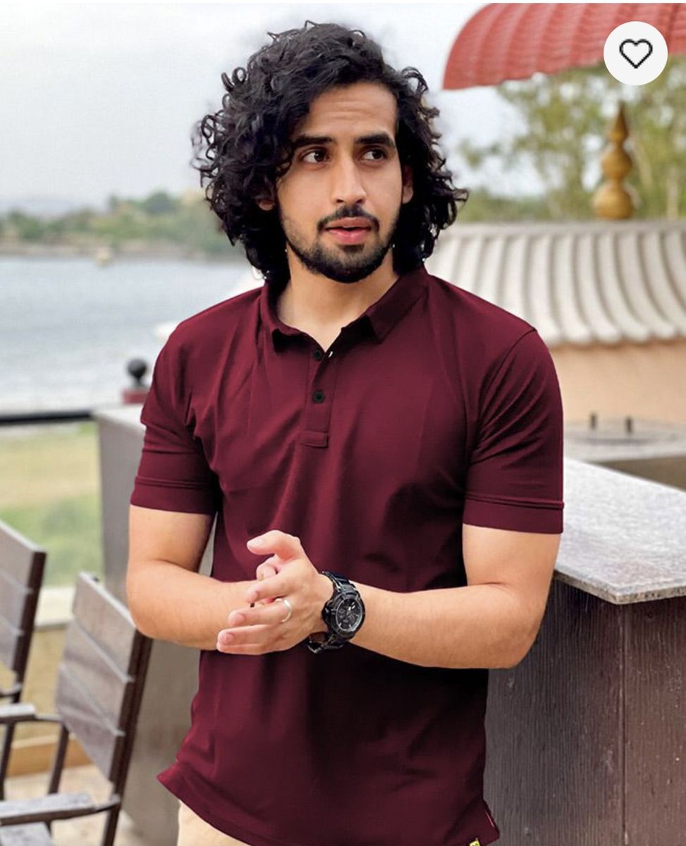 High Quality Unisex Collar Neck And Buttons T-Shirt
