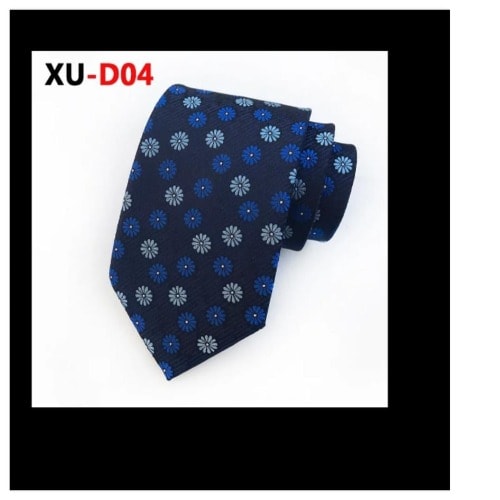 Men's Paisley Silk Ties - Blue