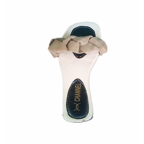 Leather Flat Fancy Slippers