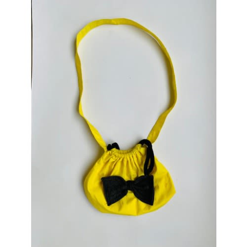 Shoulder- Crossbody Bag-  Bow Tie  - Yellow