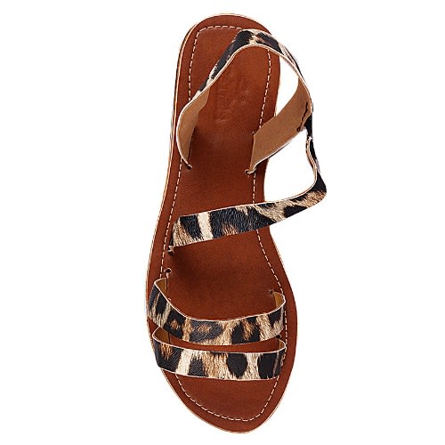 Ladies Strapped Wrap Leo Sandals