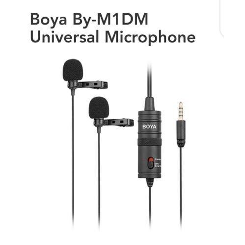 Boya By-m1 Clip-on Microphone - Black