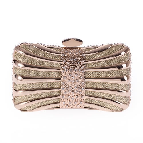Stone Set Clutch - Gold