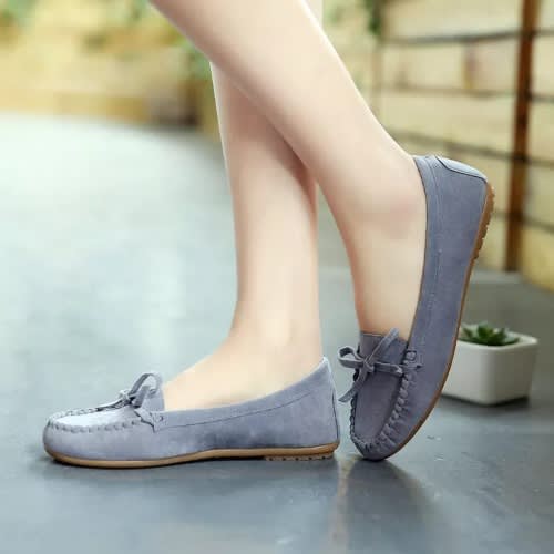 Female Loafers - Grey