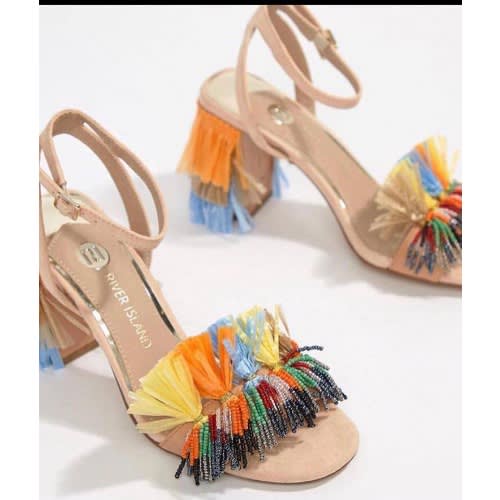 Colourful Low Heel Shoes